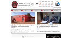 Desktop Screenshot of lasonica.com.ar